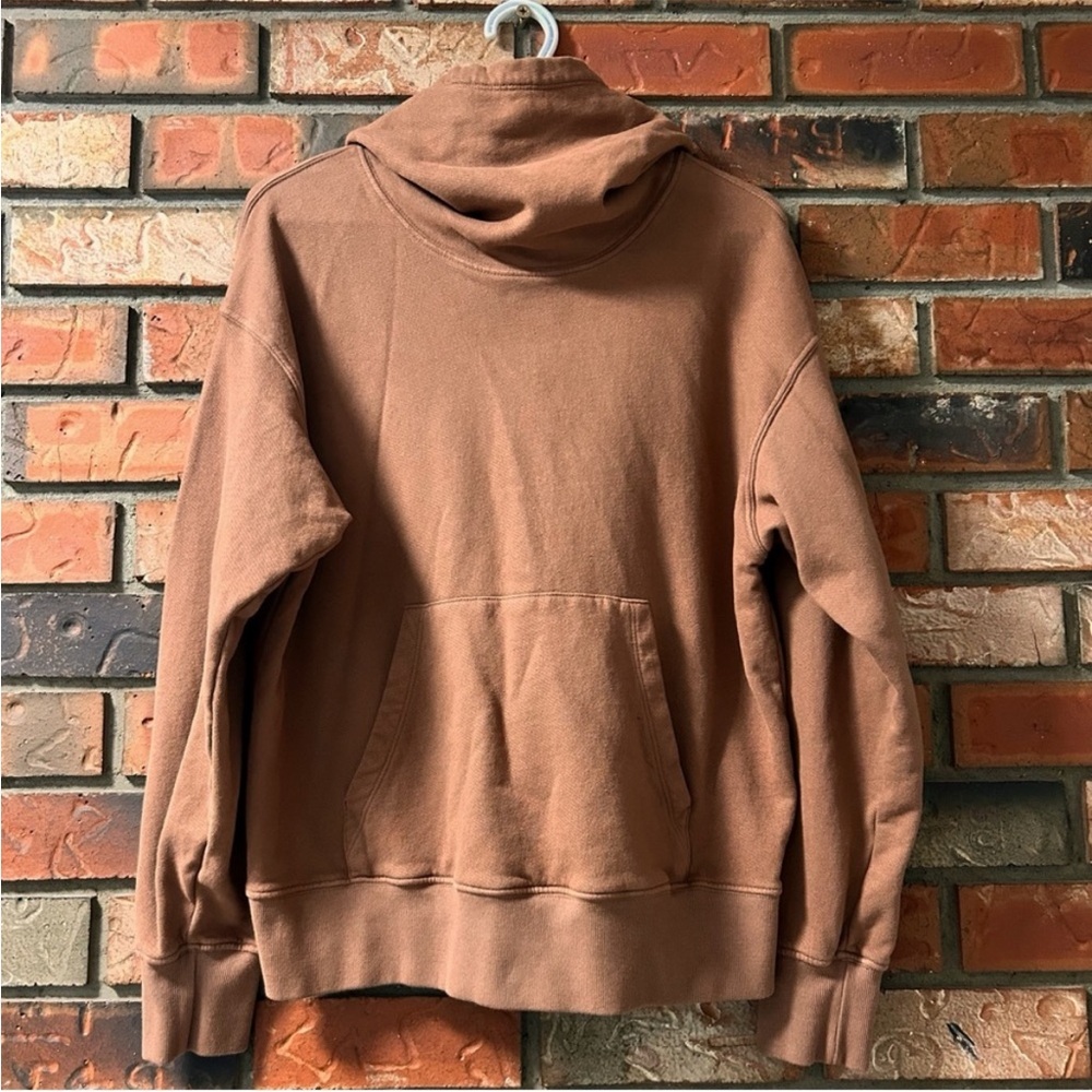 Velvet by Graham & Spencer Ora Soft Fleece Hoodie XS Brown - Picture 3 of 7